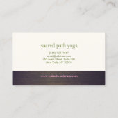 ロータスカラフルマンダラヨガ6クラスパンチロイヤリティ ロイヤリティカード (裏面)