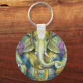 ロータスガネシャキーチェーン キーホルダー (正面)