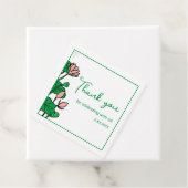 ロータスガーデンパパーソナライズされたーティーラベル フェイバータグ (インサイチュ)