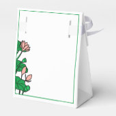 ロータスガーデンパーソナライズされたパーティーの特典ボックス フェイバーボックス (裏面サイド)