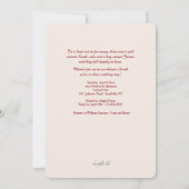 ロータスガーデンフォト招待状 招待状 (裏面)