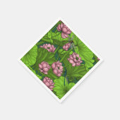 ロータスガーデン スタンダードカクテルナプキン (角)