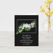 ロータスキャンドル悔やみや弔慰家族からありがとう カード (黄色い花)