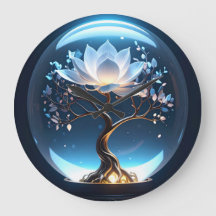 ロータスグ白熱［赤熱］光を放つロームの静かな時計