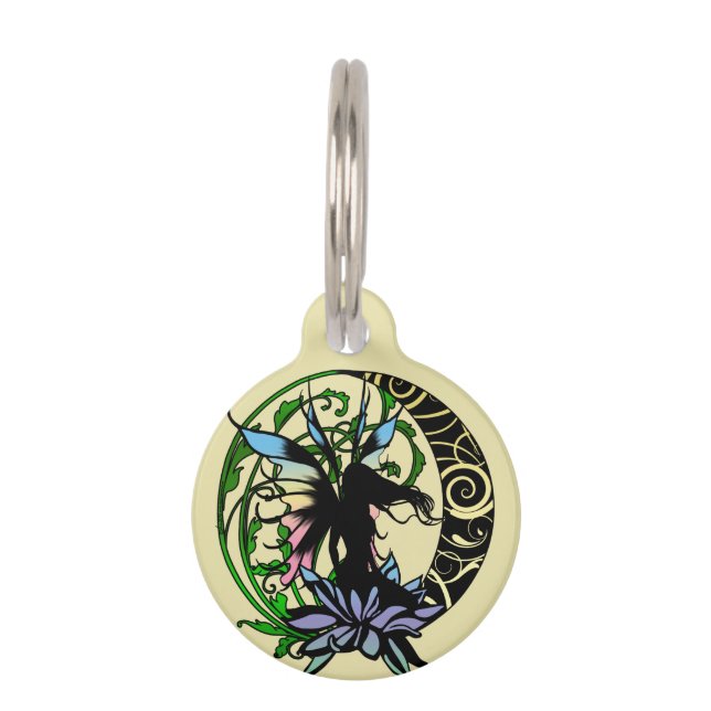 ロータスシャドーの妖精 ペット　ネームタグ (正面)