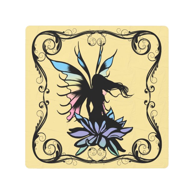 ロータスシャドーの妖精 メタルプリント (正面)