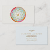 ロータスシンボル修復アーツビジネスカード 名刺 (正面/裏面)