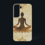 ロータスセレニティメディテーション電話ケース SAMSUNG GALAXY S22ケース<br><div class="desc">姿めい想は咲く蓮の木の下に坐り、静かにして悟りを開く。マインドフルネスとヨガ愛好家に最適。</div>
