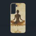 ロータスセレニティメディテーション電話ケース SAMSUNG GALAXY S22ケース<br><div class="desc">姿めい想は咲く蓮の木の下に坐り、静かにして悟りを開く。マインドフルネスとヨガ愛好家に最適。</div>