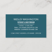 ロータスタトゥーストタトゥースト&体ピアサー 名刺 (裏面)