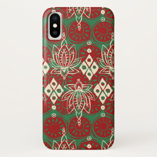 ロータスダイヤモンドクリスマス Case-Mate iPhoneケース (裏面)