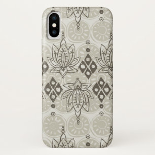 ロータスダイヤモンドリネン iPhone X ケース