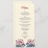 ロータスチベットアート結婚スタイル 招待状 (正面/裏面)