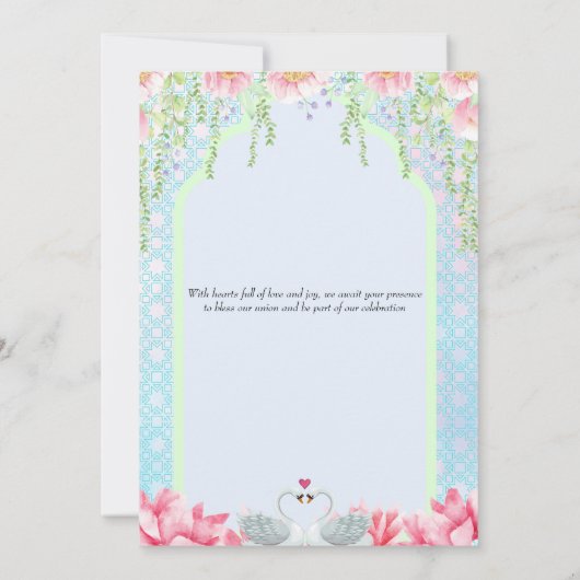 ロータステーマ結婚ズ 招待状 (裏面)