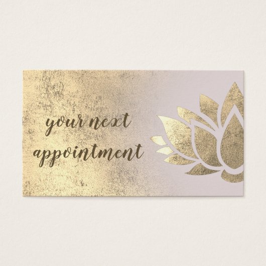 ロータスデザインアポイントメントカード (正面)