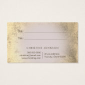 ロータスデザインアポイントメントカード (裏面)