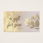 ロータスデザインギフトカード (正面)