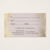 ロータスデザインギフトカード (裏面)