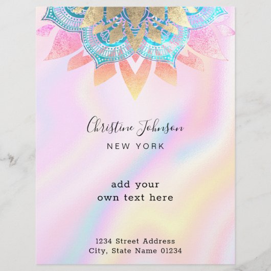 ロータスパステルカラーズ美しいプロフェッショナル チラシ (正面)