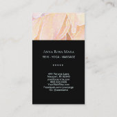 *~*ロータスパステルピーニーヒーラーマッサージ霊気ヨガ 名刺 (裏面)