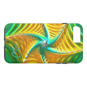 ロータスパターンガラスアート5B iPhone 7ケース Case-Mate iPhoneケース (裏面(横))