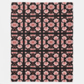 ロータスパネル フリースブランケット (正面)