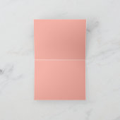 ロータスパーソナライズされた結婚サンキューカード サンキューカード (内部)