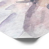 *~*ロータスビーチチャクラア絵画ートズ芸術的 ポスター (コーナー)