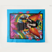 ロータスフェアリー中国のウォータードラゴン タペストリー (正面(横))