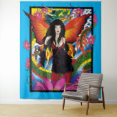 ロータスフェアリー中国のウォータードラゴン タペストリー (インサイチュ)