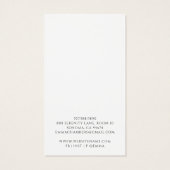 ロータスフラワーイヤリングジュエリーディスプレイカード (裏面)