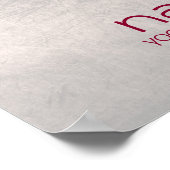 ロータスフラワーウォーター色ナマステヨガ瞑想 ポスター (角)