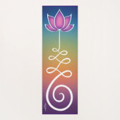 ロータスフラワーウナロメ ヨガマット (裏面)