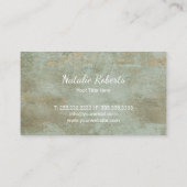 ロータスフラワーエレガントヴィンテージグリーンサロン&スパ 名刺 (裏面)