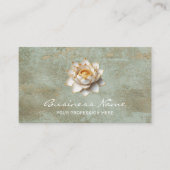 ロータスフラワーエレガントヴィンテージグリーンサロン&スパ 名刺 (正面)