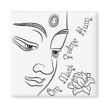 ロータスフラワーオムマニパドメフムブラック