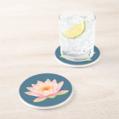 ロータスフラワーオンブルーコースター コースター (側面)