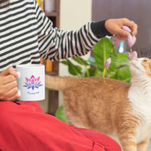 ロータスフラワーカスタム文字ヨガ