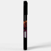 ロータスフラワーカラフルラインアートブラック Case-Mate iPhoneケース (裏面 / 右)