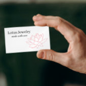 ロータスフラワージュエリージュエラーロゴ割引コード マグネット名刺