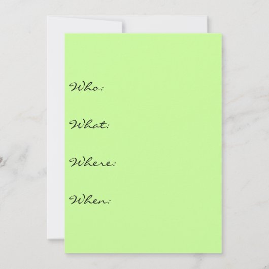 ロータスフラワーズパーティの招待状 招待状 (裏面)