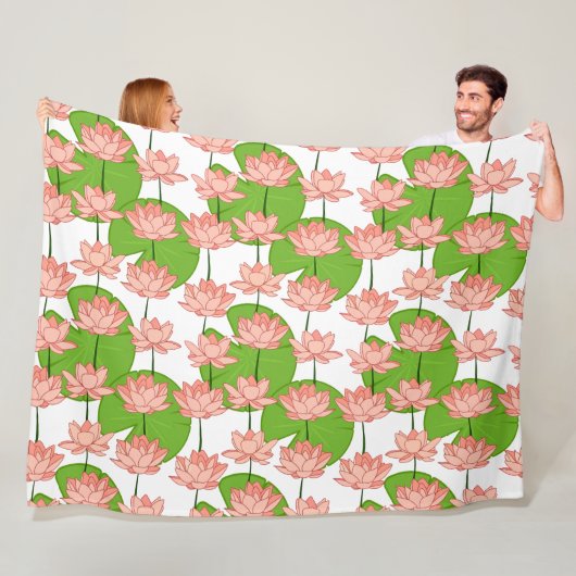 ロータスフラワーズフリースブランケット フリースブランケット (インサイチュ)