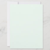 ロータスフラワーズ金ゴールドエッジパステルグリーン (裏面)