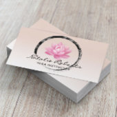 ロータスフラワーゼンサークルヨガインストラクターウェルネス 名刺