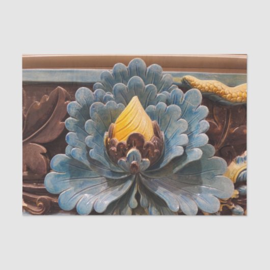 ロータスフラワーティッシュペーパー 薄葉紙 (正面)