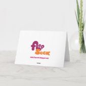 ロータスフラワーバレンタインのカード シーズンカード (裏面)