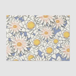 ロータスフラワーパターンティスー紙 薄葉紙