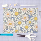 ロータスフラワーパターンティスー紙 薄葉紙 (クラフト)