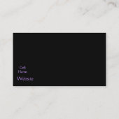 ロータスフラワービジネスカード 名刺 (裏面)