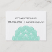 ロータスフラワービジネスカード 名刺 (裏面)